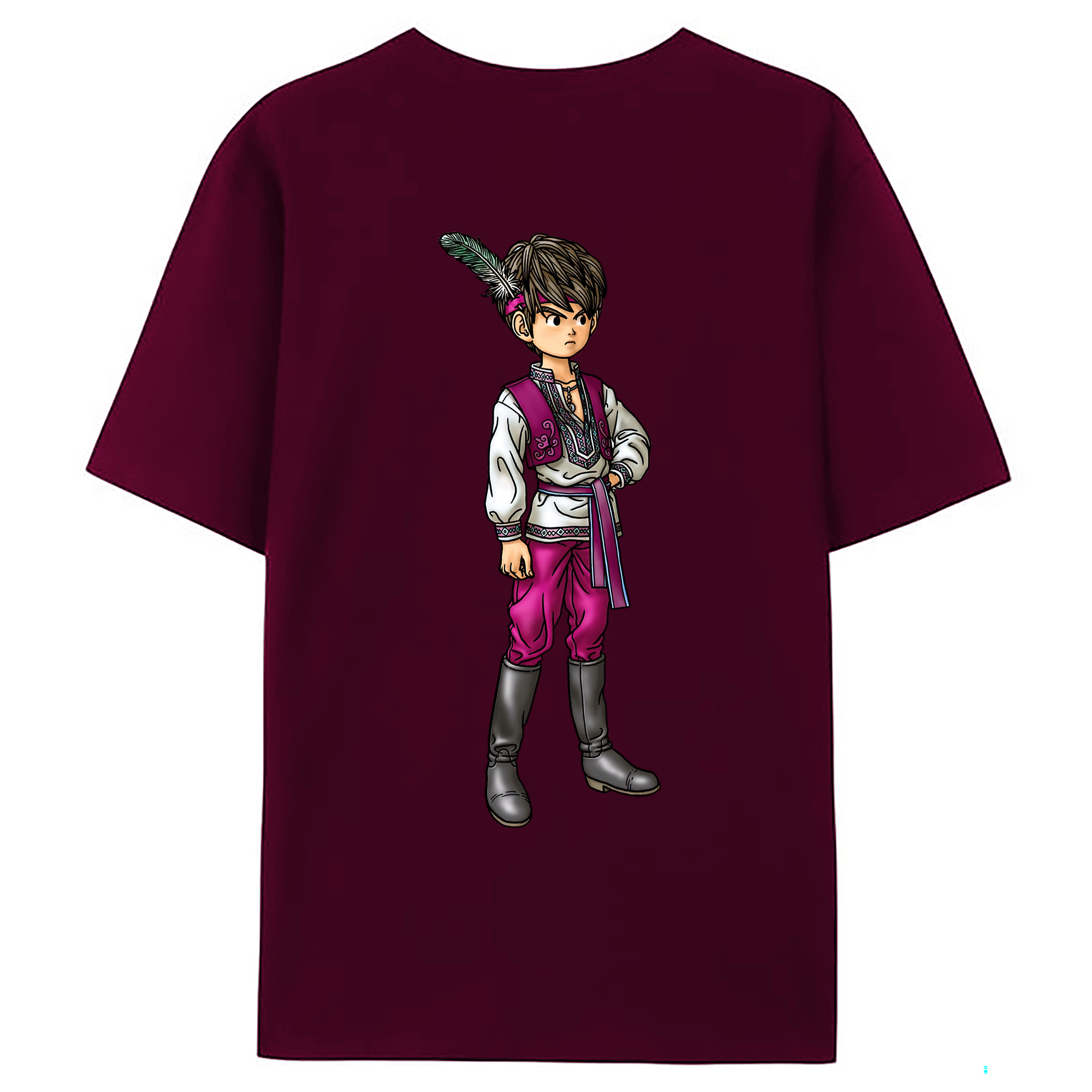 （画像用） ドラゴンクエスト Doragon Kuesuto Dragon Quest レディース半袖Tシャツ(バックプリント)